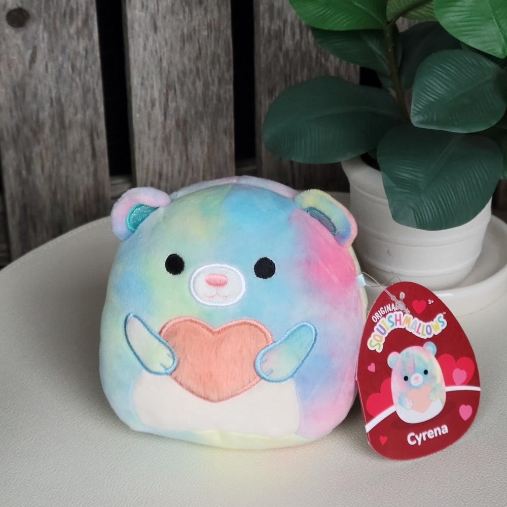 CYRENA Cupcake Queen Squishmallows Tie Dye Pastel Bear Plush